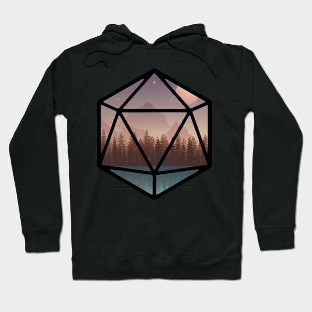 Forest D20 Hoodie by MimicGaming